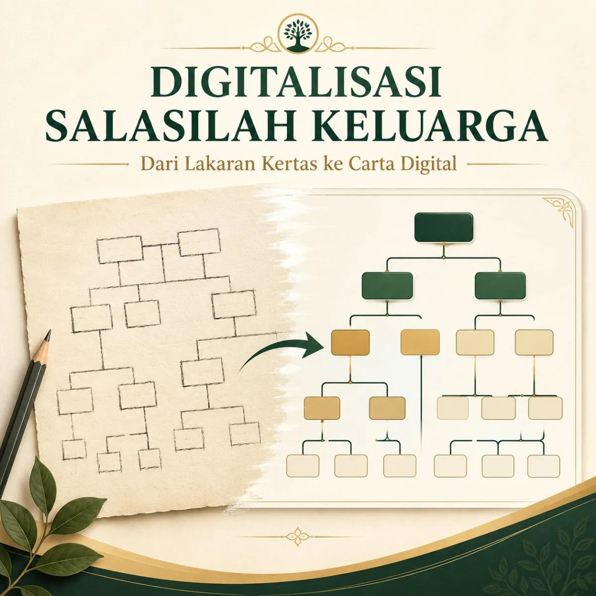 Digitalisasi Salasilah Keluarga — Lakaran ke Minisite